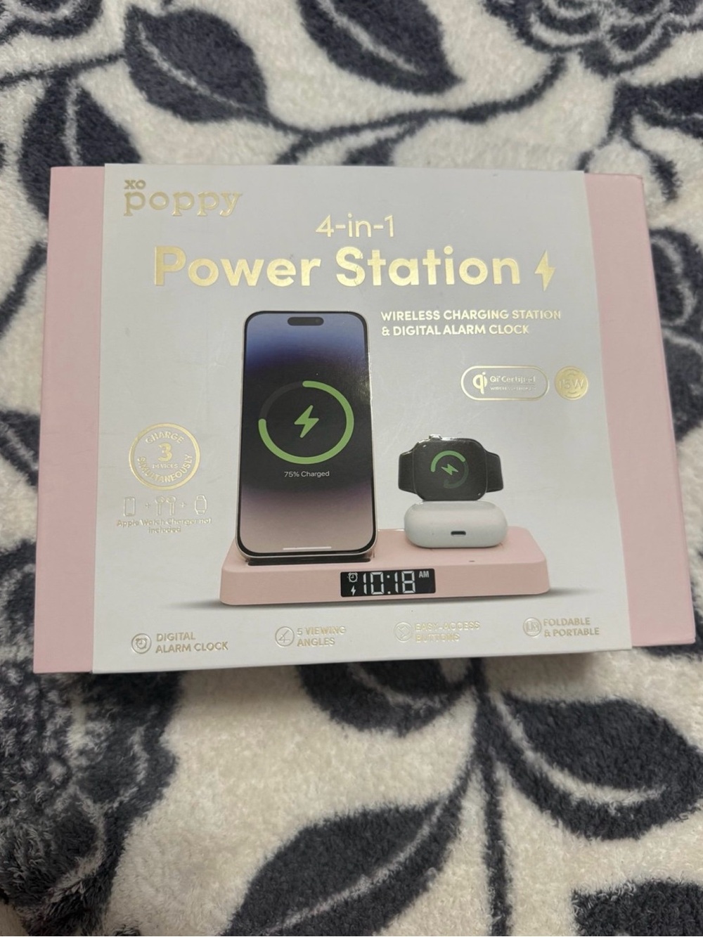 XO Poppy 4-in-1 Power Station Wireless Charger